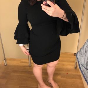 Calvin Klein Fitted Midi Dress